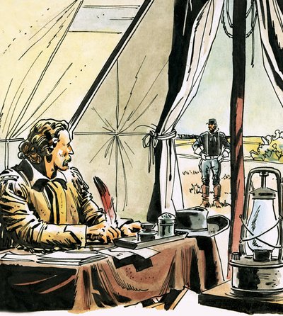 Il generale George Custer da Alberto Giolitti