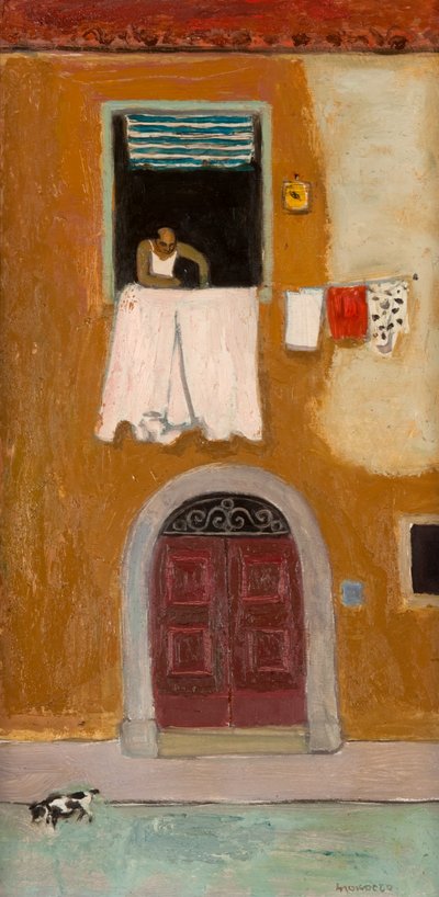 Finestra a Orbetello, c.1980 da Alberto Morrocco