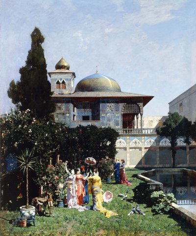 Un angolo del giardino dell