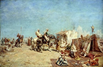 Un accampamento arabo da Alberto Pasini