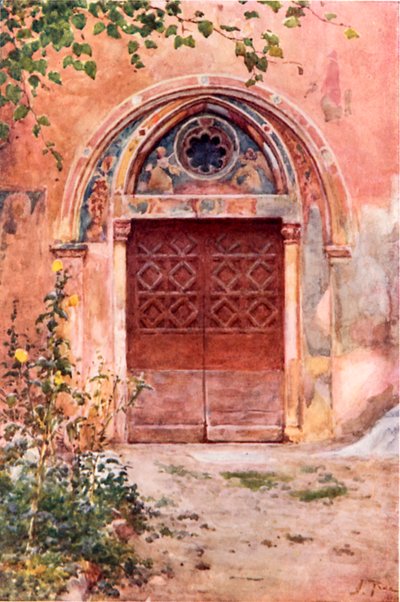 Portale del Monastero di San Benedetto (Sagro Speco) a Subiaco da Alberto Pisa