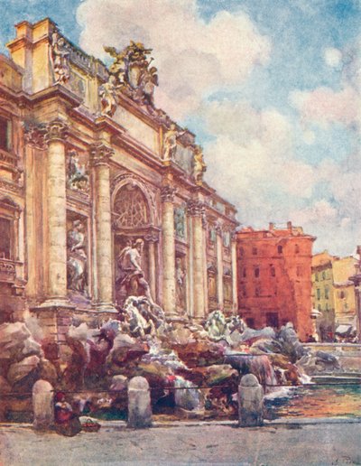 Fontana di Trevi, c1905 da Alberto Pisa
