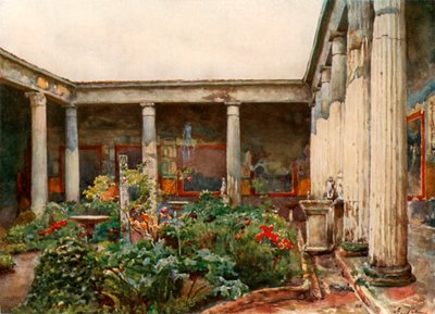 Peristilio della Casa dei Vettii da Alberto Pisa