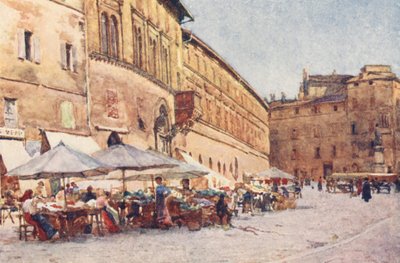 Piazza del Mercato, Perugia da Alberto Pisa