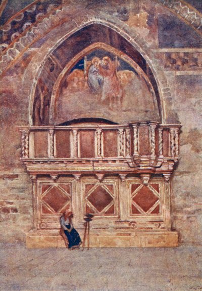Pulpito, Chiesa Inferiore, S Francesco, Assisi da Alberto Pisa