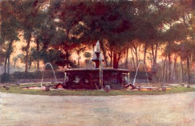 Fontana del cavalluccio marino nella Villa Borghese da Alberto Pisa