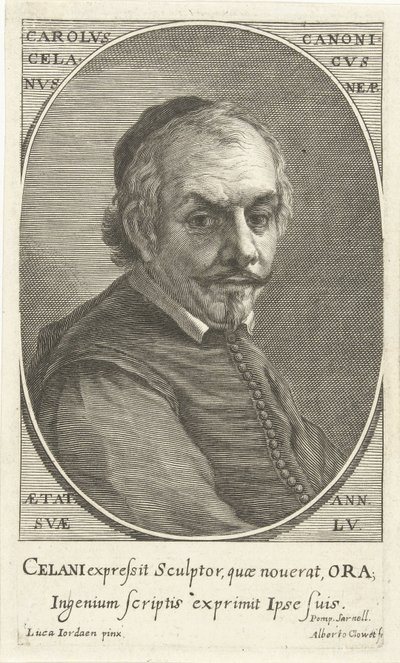 Ritratto di Carolus Celanus da Albertus Clouwet