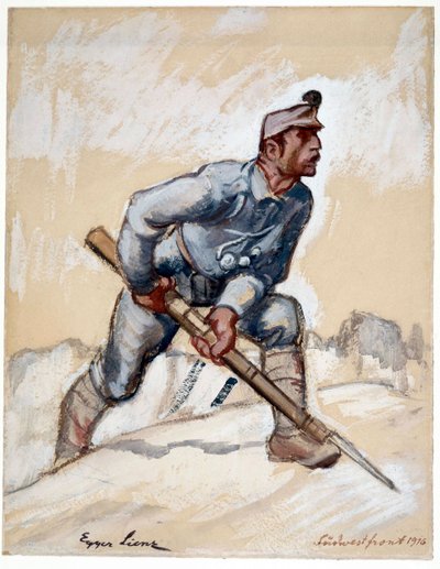 Fronte sud-ovest da Albin Egger Lienz