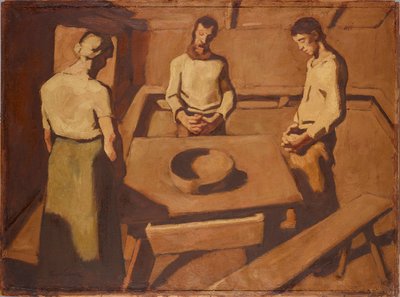 La preghiera a tavola da Albin Egger Lienz