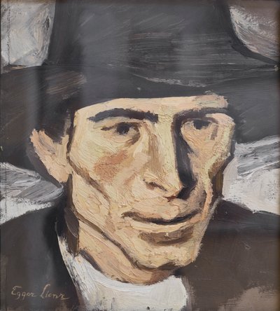 Testa di un contadino da Albin Egger Lienz