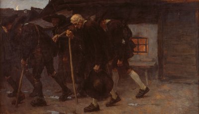 Dopo la conclusione della pace da Albin Egger Lienz