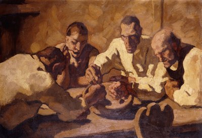 Il pasto da Albin Egger Lienz