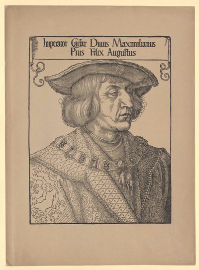 Sacro Romano Imperatore Massimiliano I da Albrecht (after) Durer or Duerer