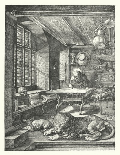 San Girolamo nel suo studio da Albrecht (after) Durer or Duerer