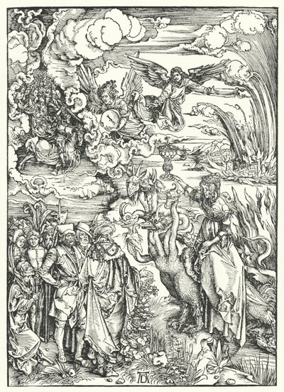 La prostituta di Babilonia da Albrecht (after) Durer or Duerer