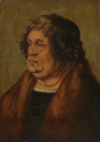 Willibald Pirckheimer da Albrecht (after) Durer or Duerer