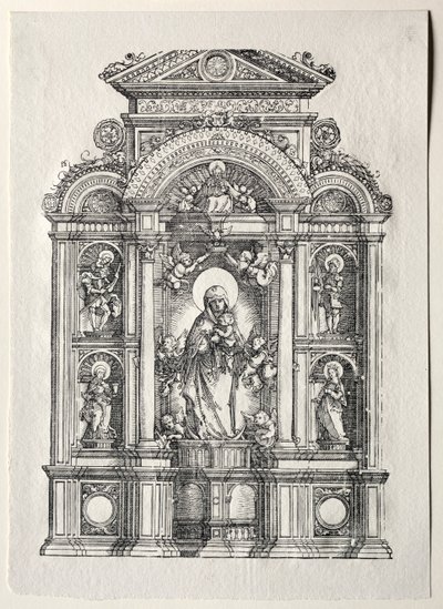 Altare con la Bella Maria di Ratisbona da Albrecht Altdorfer