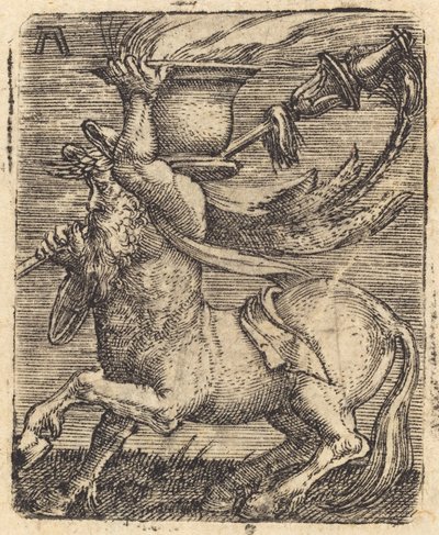 Centauro con un vaso da Albrecht Altdorfer