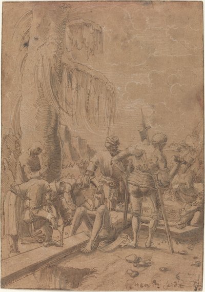 Cristo inchiodato alla croce da Albrecht Altdorfer