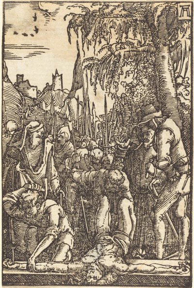 Cristo inchiodato alla croce da Albrecht Altdorfer