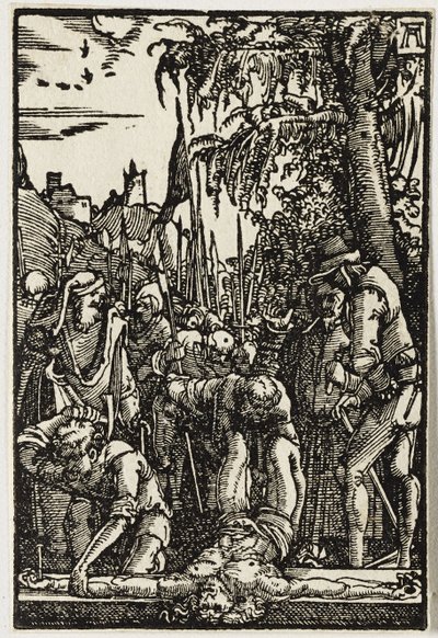 Cristo inchiodato alla croce, c. 1513 da Albrecht Altdorfer