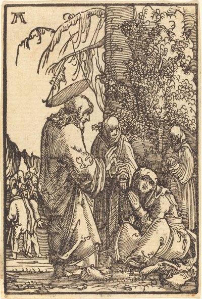 Cristo che si congeda da Maria da Albrecht Altdorfer