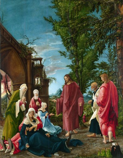 Cristo si congeda da sua Madre da Albrecht Altdorfer
