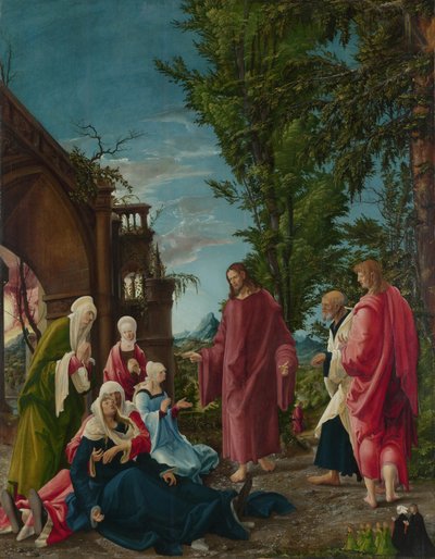 Cristo che prende congedo da sua madre da Albrecht Altdorfer