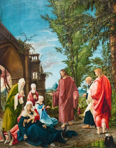 Cristo che si congeda da sua madre da Albrecht Altdorfer