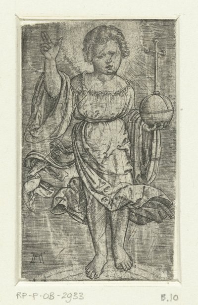 Bambino Gesù su un arcobaleno da Albrecht Altdorfer