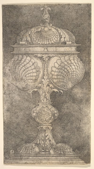 Coppa coperta con conchiglie da Albrecht Altdorfer