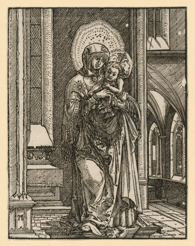 La „bella Maria di Ratisbona“ nella chiesa da Albrecht Altdorfer