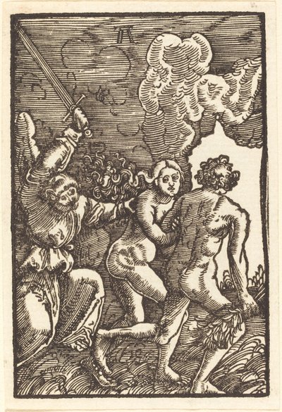 Espulsione dal Paradiso da Albrecht Altdorfer