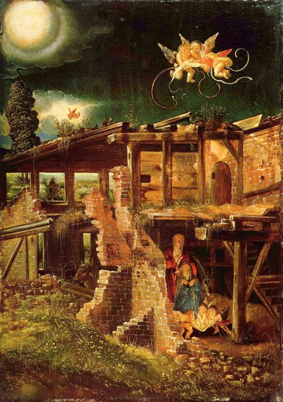 Tedesco: Die Geburt Christi La nascita di Cristo da Albrecht Altdorfer