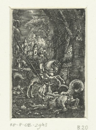 San Giorgio uccide il drago da Albrecht Altdorfer