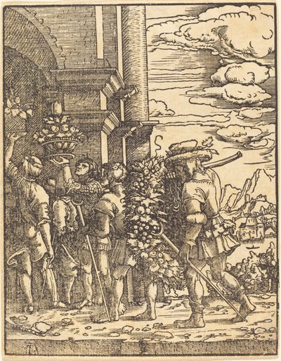 Giosuè e Caleb da Albrecht Altdorfer