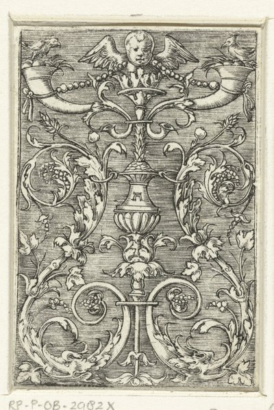 Candelabro con un cherubino da Albrecht Altdorfer
