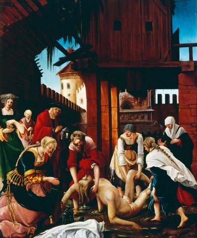 Recupero del corpo di San Sebastiano, c. 1510 da Albrecht Altdorfer