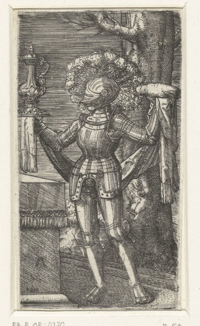 Cavaliere con vino e pane da Albrecht Altdorfer
