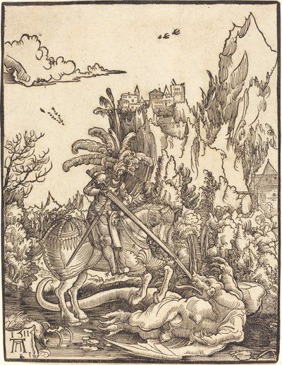 San Giorgio che Uccide il Drago da Albrecht Altdorfer