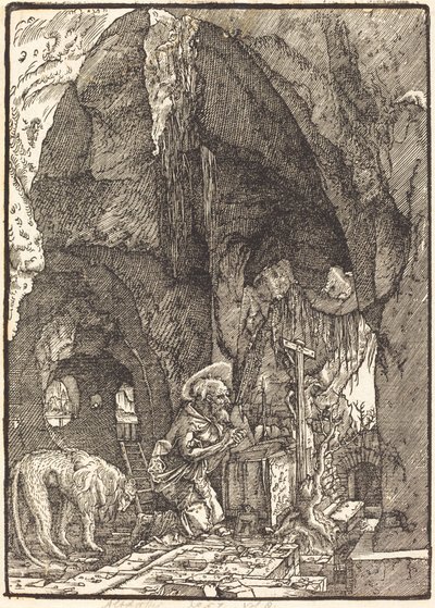 San Girolamo in una Grotta da Albrecht Altdorfer