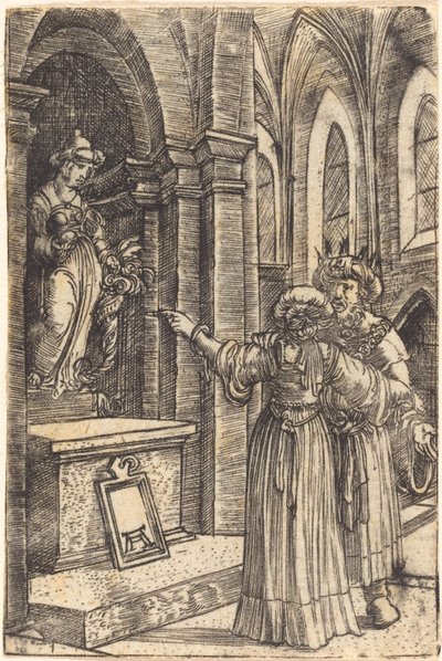 Salomone che prega gli idoli da Albrecht Altdorfer