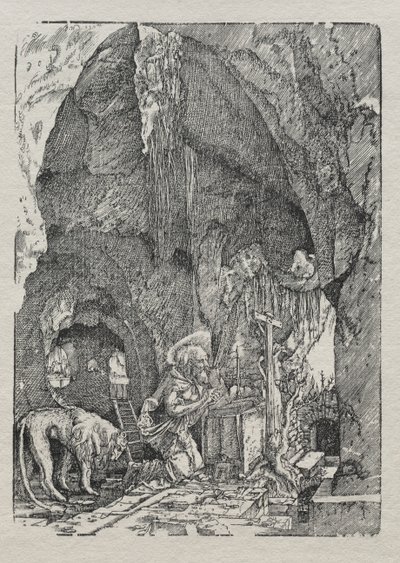 San Girolamo nella grotta da Albrecht Altdorfer
