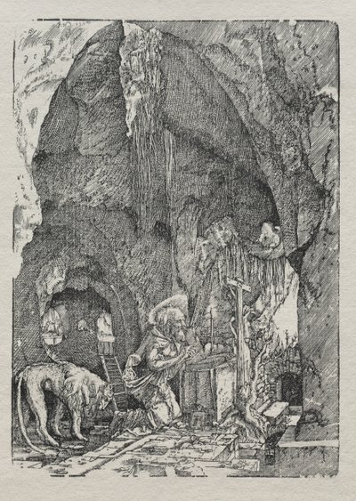 San Girolamo nella grotta da Albrecht Altdorfer