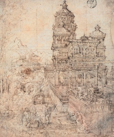 Susanna al bagno - Disegno di Albrecht Altdorfer (verso 1480-1538) da Albrecht Altdorfer