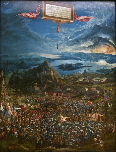 La battaglia di Alessandro a Isso da Albrecht Altdorfer