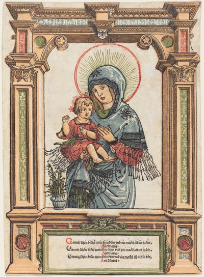 La bella Vergine di Ratisbona, c. 1519-1520 da Albrecht Altdorfer