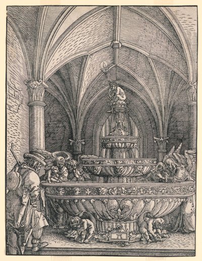La Sacra Famiglia nella fuga in Egitto da Albrecht Altdorfer