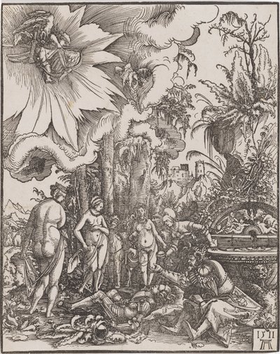 Il giudizio di Paride da Albrecht Altdorfer