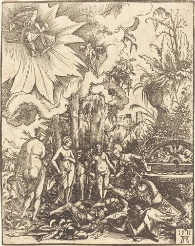 Il giudizio di Paride da Albrecht Altdorfer